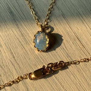 Gold Filled Opal Necklace